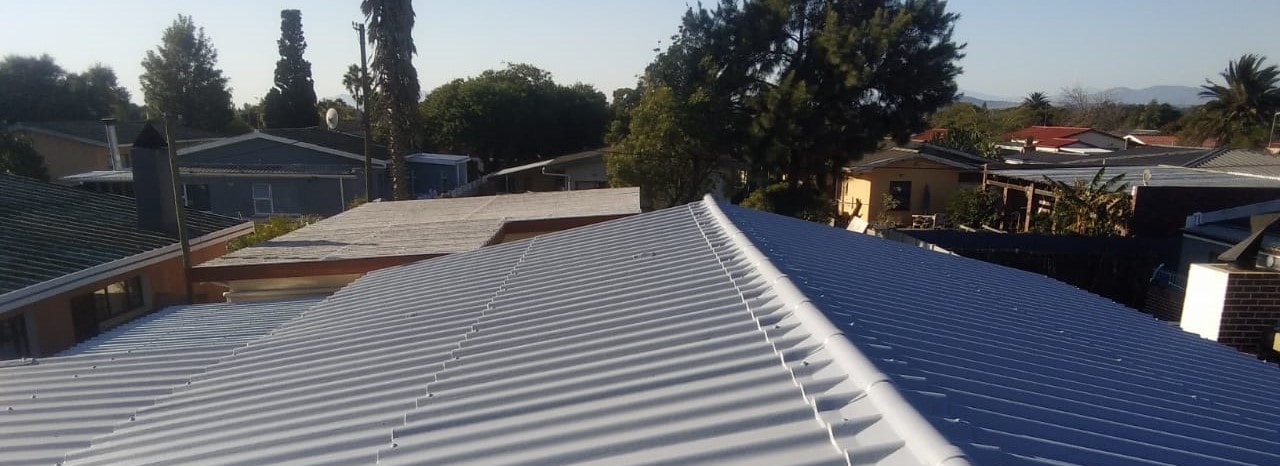Picture of a repainted grey roof